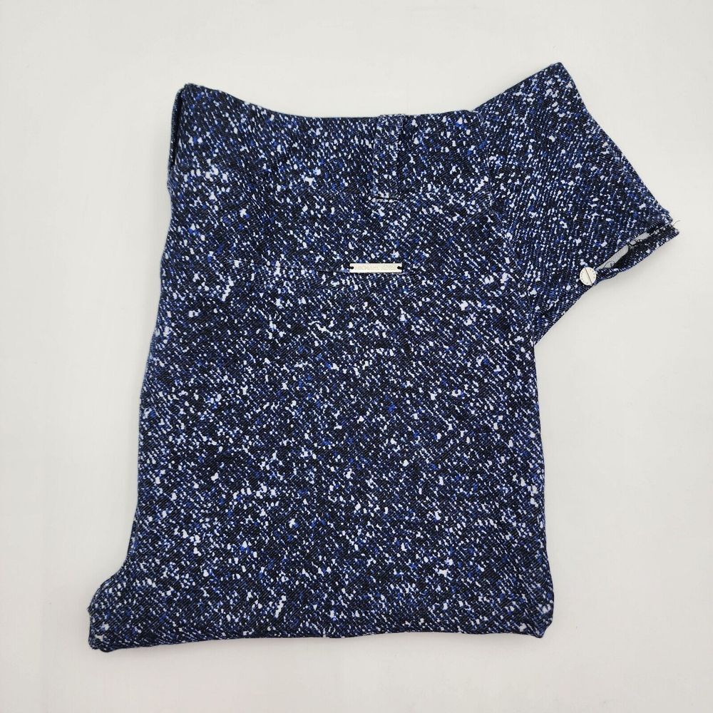 Michael Kors Women's Blue White Skinny Jeggings Jeans,‎ Size Medium Pants
